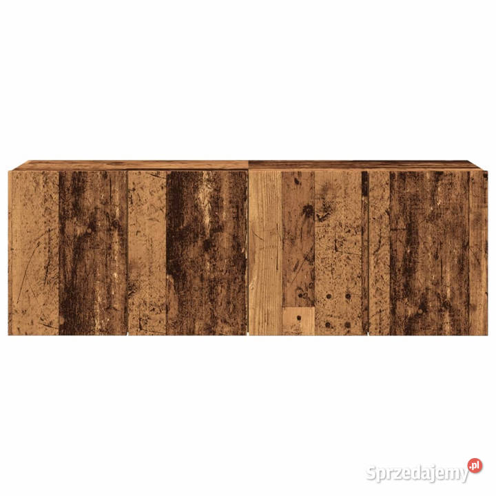 Ścienne szafki TV 2 stare drewno 60x30x41 mazowieckie Warszawa