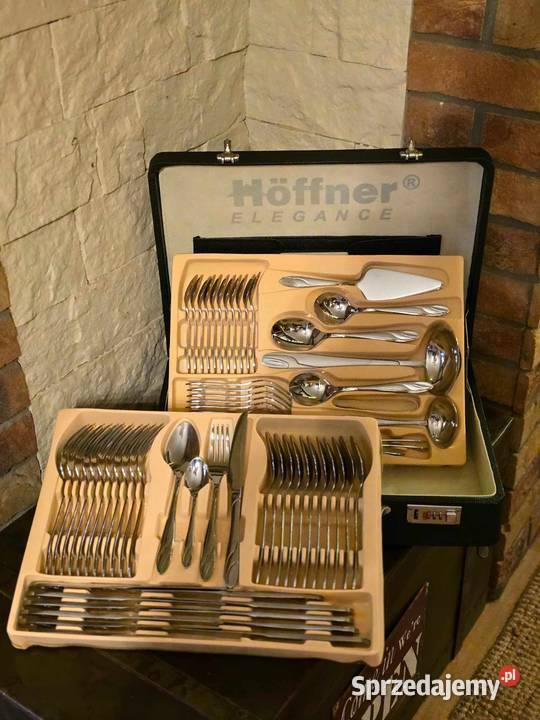 Walizka sztucce HOffner czarna Dom i Ogród zachodniopomorskie Szczecin