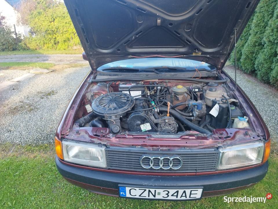 Audi 80 B3 z 1987r 18s bendzyna Lpg manualna Pisarzowice sprzedam