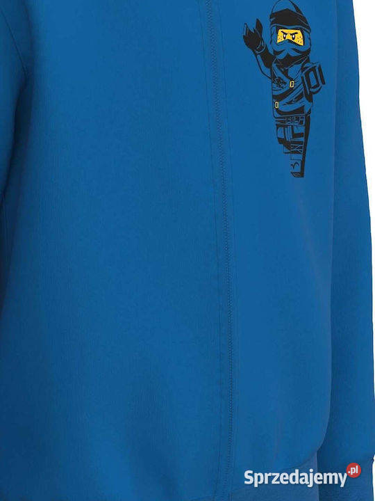 140 Bluza z kapturem Lego Ninjago niebieska Bluzy Gaszowice sprzedam