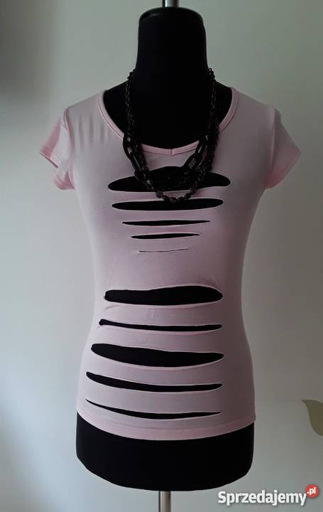 Bluzka z dziurami rozmiar 3810 krótki rękaw mazowieckie