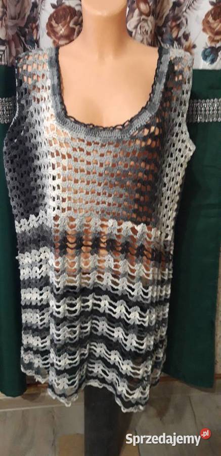 Letnia sykuenja robiona szydeljiem Moda i Styl