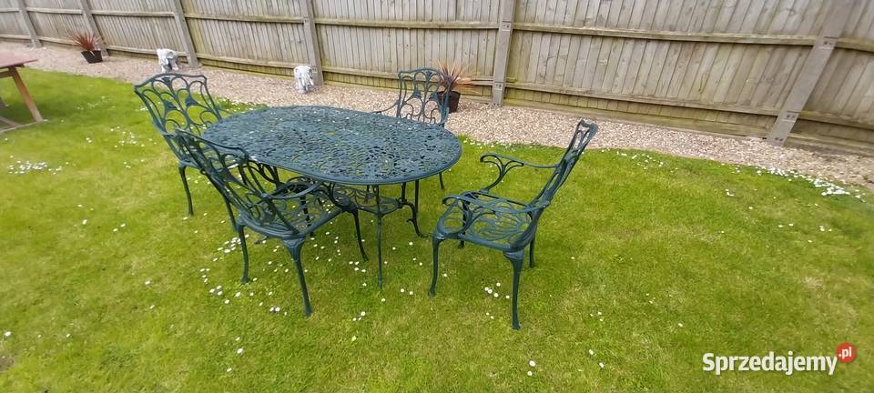 Unikatowy komplet mebli ogrodowych zestaw mazowieckie Ciepielów