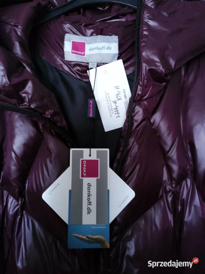 Kurtka damska nowa puchowa 38 fioletowa Warszawa