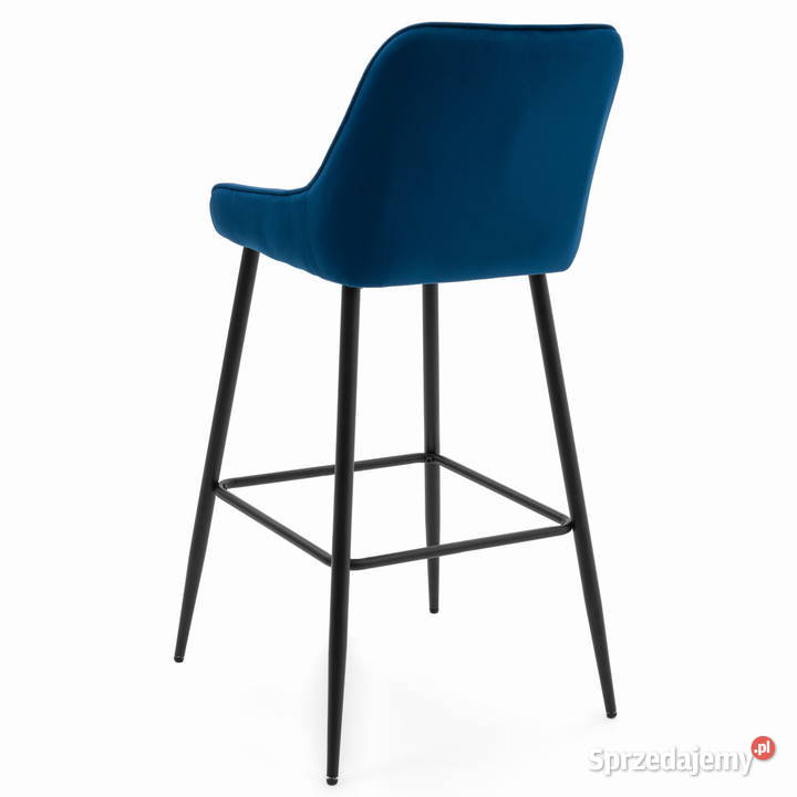 Granatowy Hoker Tapicerowany Passo Wysyłka 24H