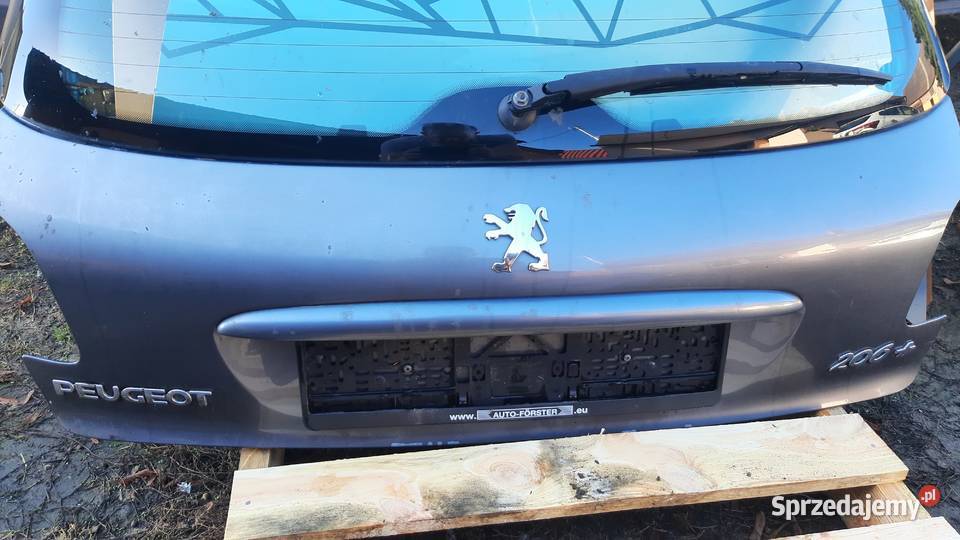 klapa kompletna Peugeot 206 206 plus lak KTH Dębno