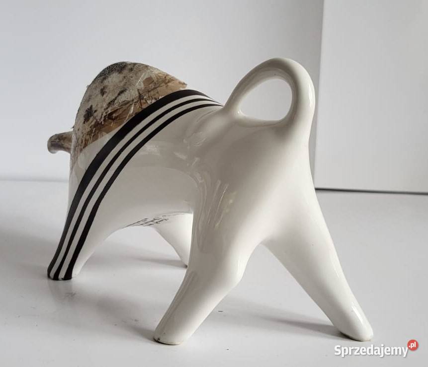 BYK Znak zodiaku Figurka Byczek ceramiczny Sierakowice