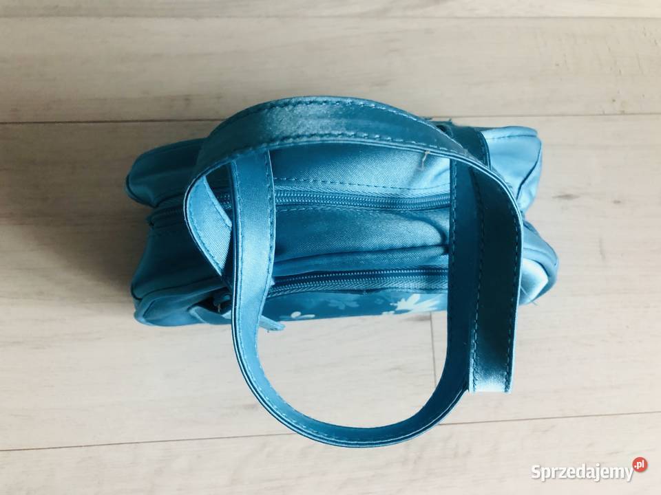NOWA kosmetyczka niebieska futerał kuferek 3 Łódź