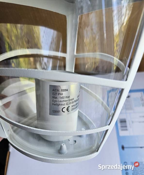 Lampa zewnętrzna kinkiet Aloria Eglo dom Kowal