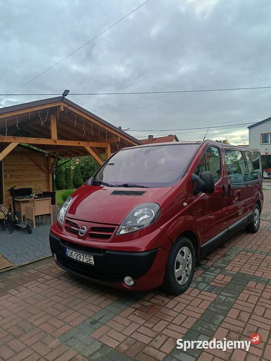 Nissan Primastar 20 dCi 115 Long 9Osobowy wiśniowy Bierawa