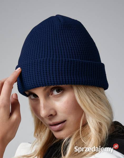 Bawełniana Czapka musztardowa BEECHFIELD Nakrycia głowy Warszawa