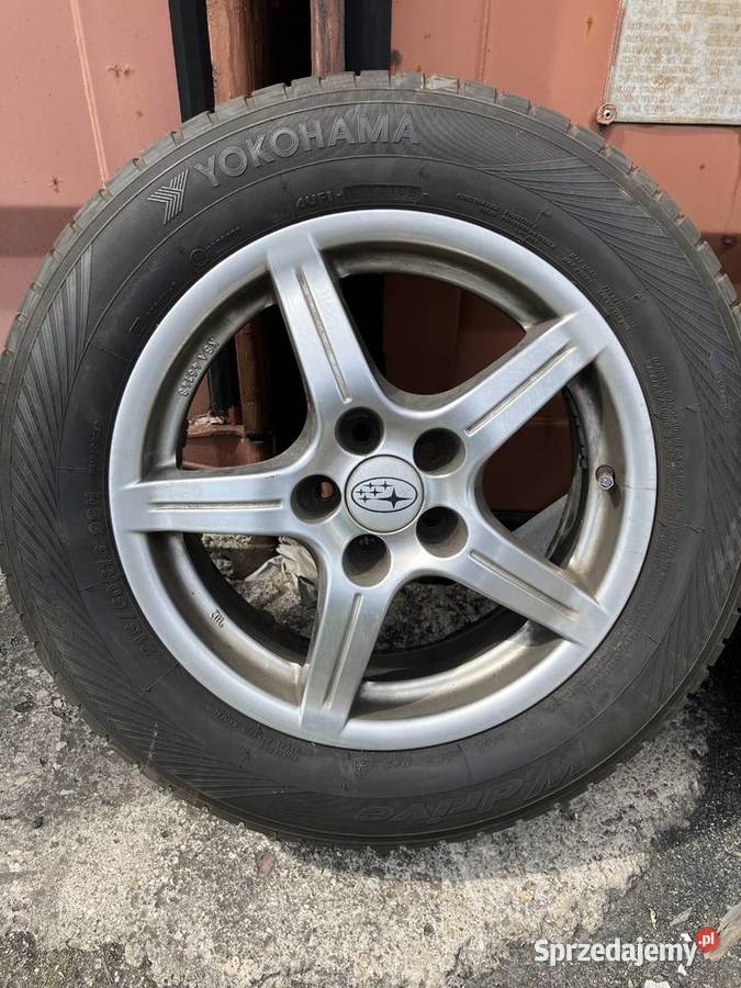 Komplet 4 kół felgi aluminiowe Subaru opony Kokanin