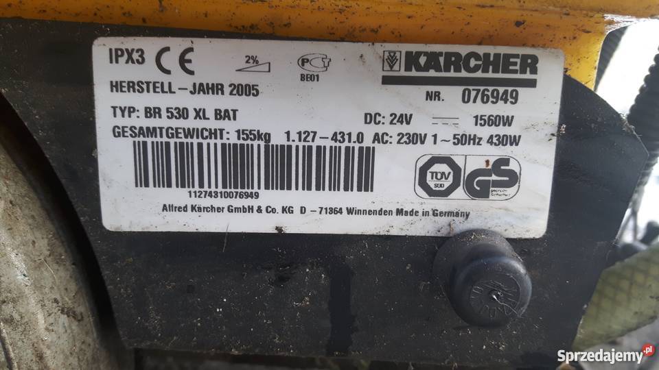 Szorowarka Karcher BR 530 xl Bat MOŻLIWA ZAMIANA Nowy Orzechów