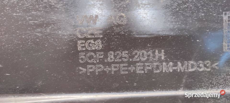 VW TIGUAN II OSŁONA PODWOZIA LEWA 5QF825201H