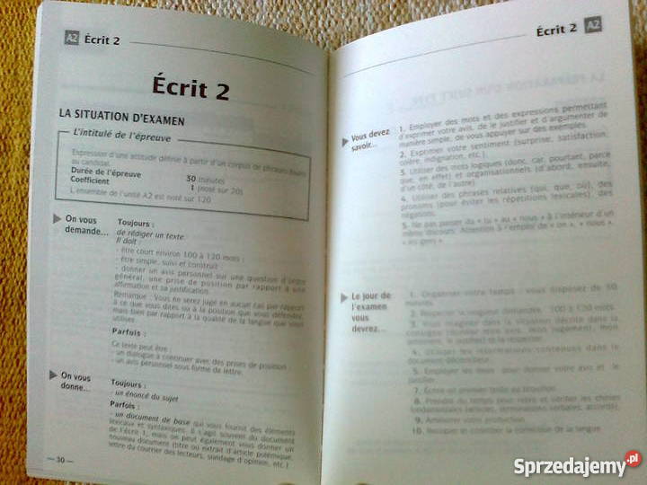 DELF unite 2 Oral Ecrit sprzedam
