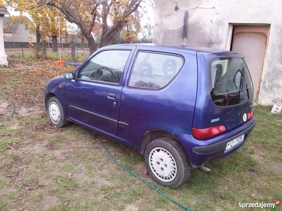 Seicento 900 1999r elektryczne szyby 189000km Grzybno