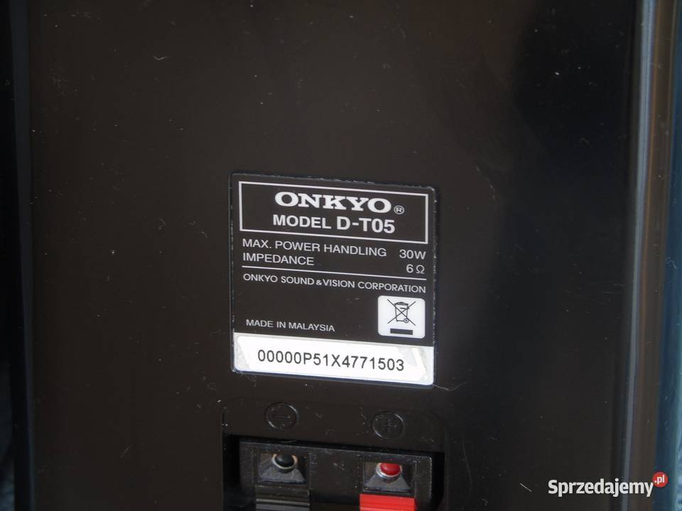 Kolumny Onkyo DT05 sprawne i mocne WYSYŁKA podkarpackie