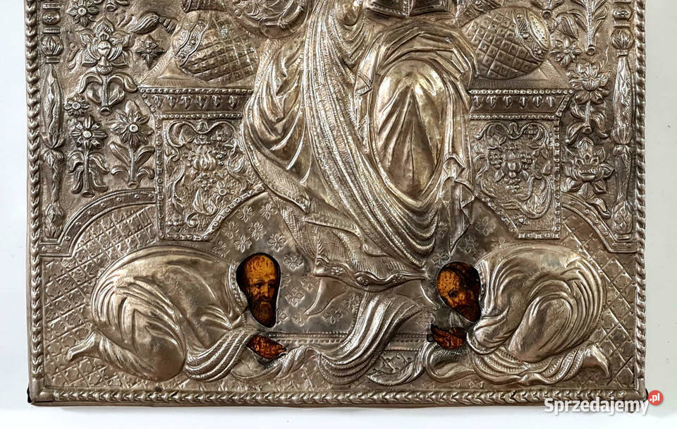 Ikona Jezus Chrystus Pantokrator srebro 159 mazowieckie Warszawa