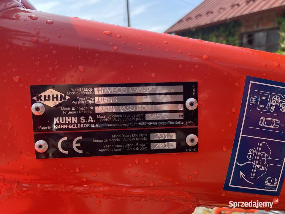 Przetrząsaczo zagrabiarka Kuhn haybob 360 Radomyśl nad Sanem sprzedam