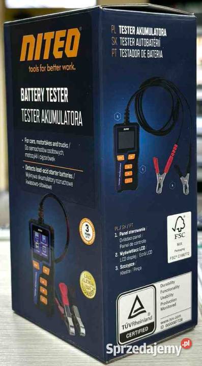Tester Akumulatorów Niteo Elbląg sprzedam