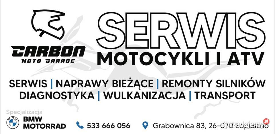 Serwis motocyklowy darmowy dojazd do klienta BMW Końskie