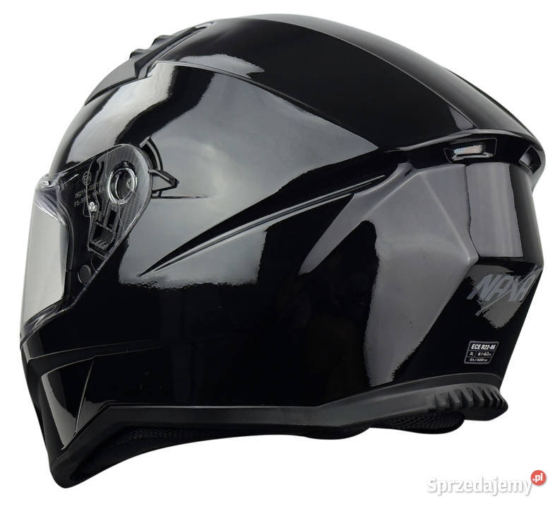 KASK MOTOCYKLOWY NAXA F35A Z BLENDĄ śląskie