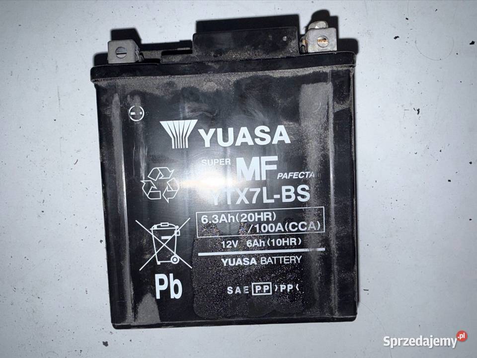 Akumulator Yuasa 12V 6Ah Aprilia Ostrów Wielkopolski