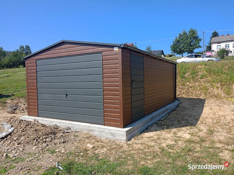 Garaż Bestline 4x6 Drewnopodobny dwuspadowy sprzedam