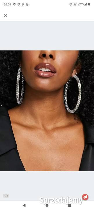 ASOS Duże bogato zdobione kolczyki koła z Dla kobiet Kraków sprzedam