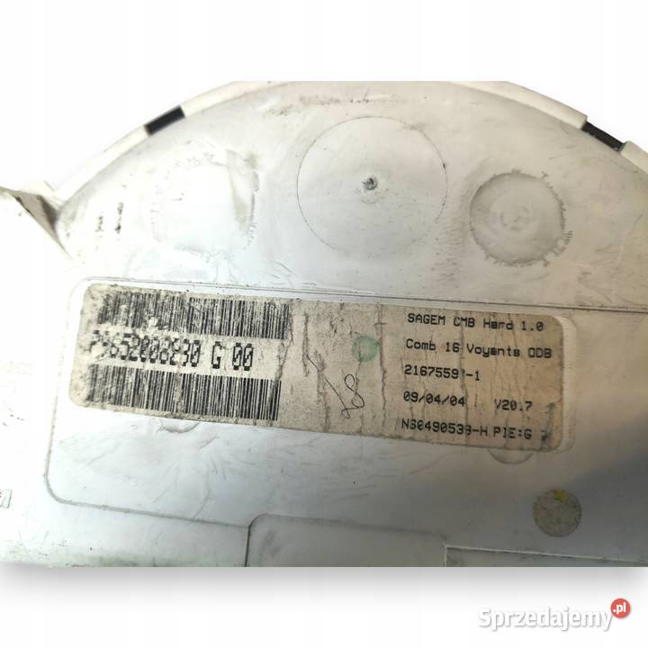 LICZNIK ZEGARY P9652008280 Citroen C3 I C2 11 14 sprzedam