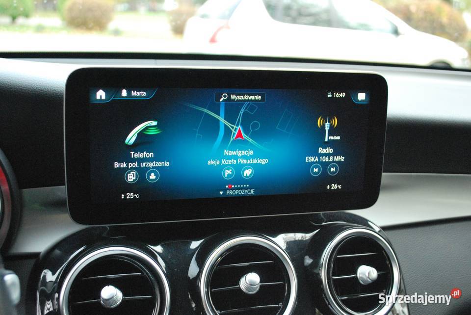 MercedesBenz GLC Automat 4x4 Hak FV VAT Navi poduszka powietrzna