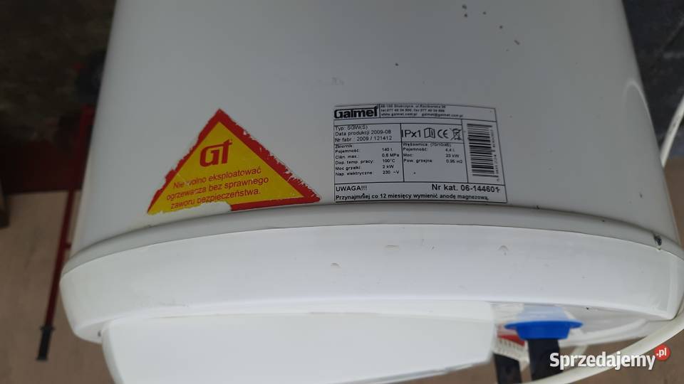 Bojler GALMET 140L z grzałką Lubawa