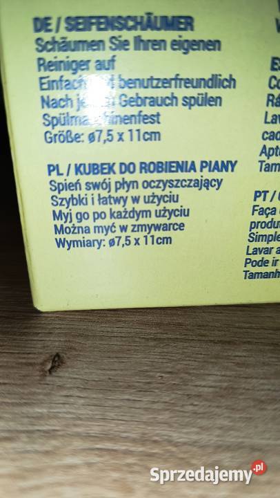 Kubek Nowy do robienia piany do szamponu dolnośląskie