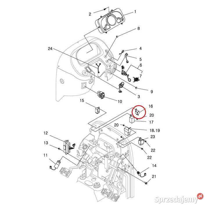 Moduł grzania świec żarowych 12V70A Q1800023 Tajęcina sprzedam