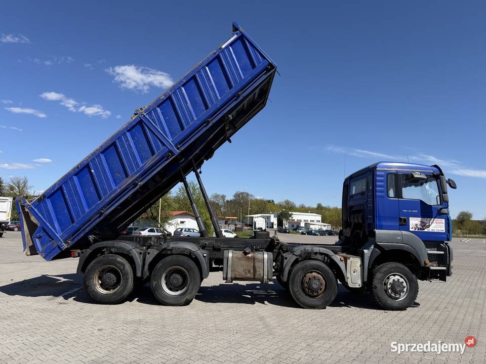 MAN TGA 41480 euro 3 2006 8x6 wywrtoka 3 stronna 15750kg Stargard sprzedam