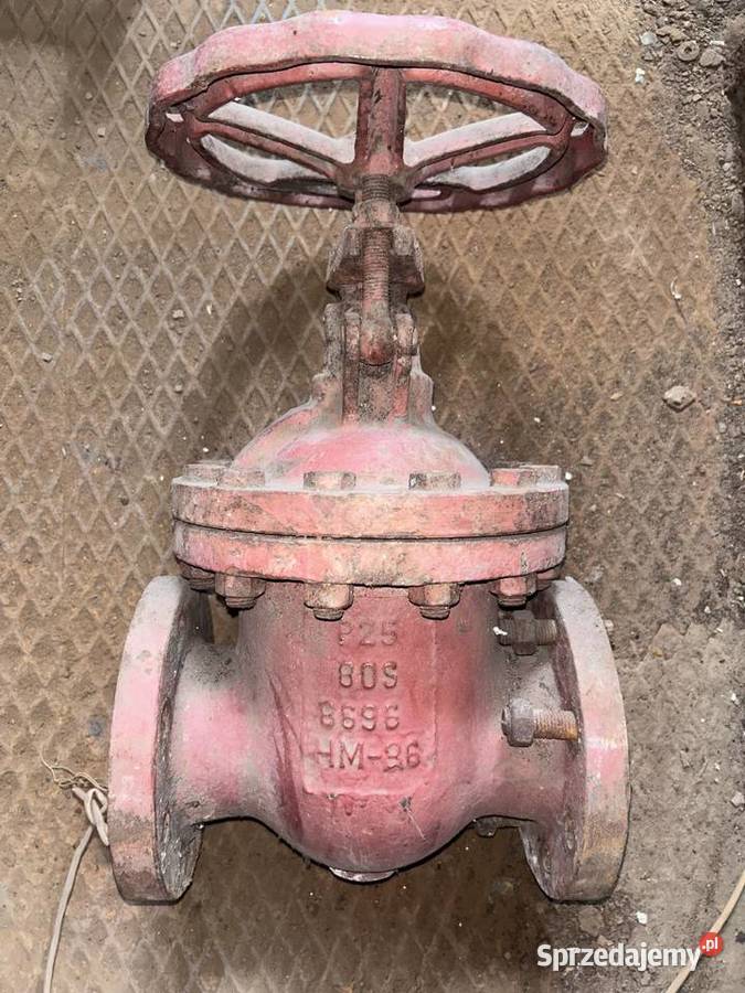 Zawór zaporowy zasuwa klinowa DN 80 Śmigiel