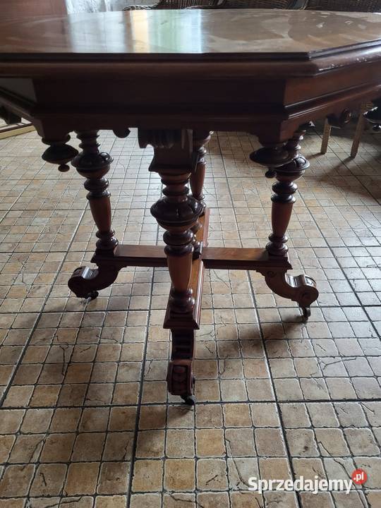 Stary stolik kawowy ośmiokątny Rybnik