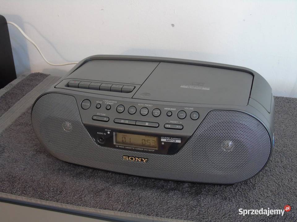 Radio odtwarzacz z CD mp3 AUX Sony CFDS07 Warszawa