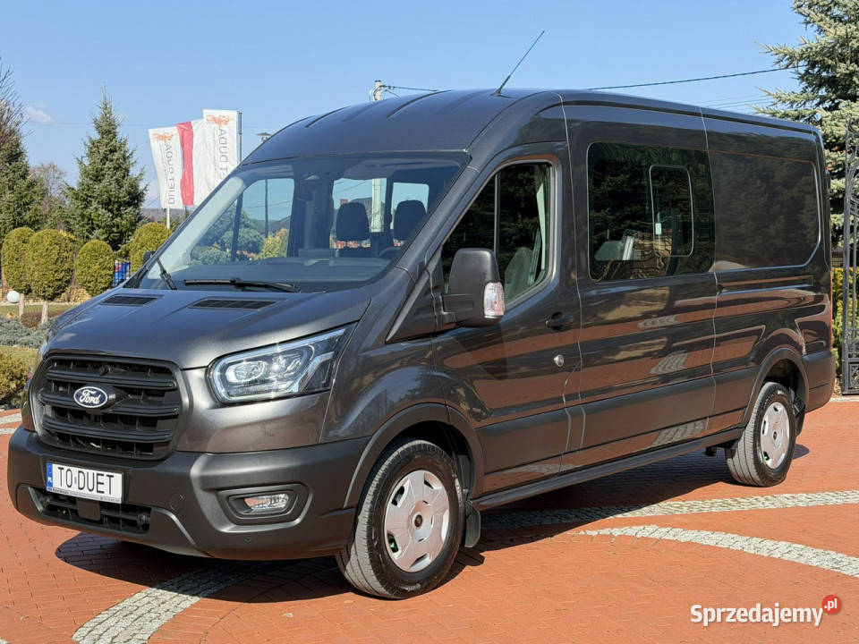 Ford Transit AWD 4X4 Doka Brygadówka 6 osób centralny zamek Widełki