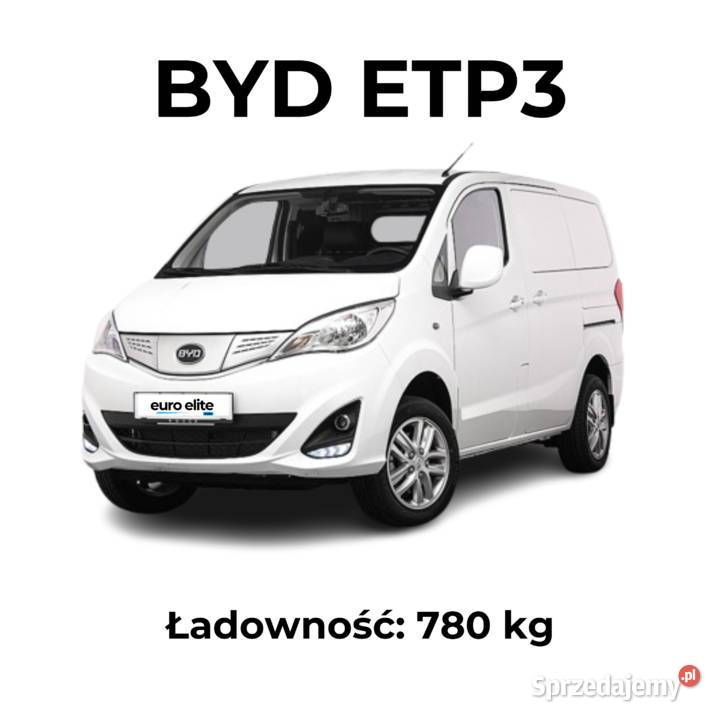 Nowy BYD ETP3 nowoczesny elektryczny van Idealny wielofunkcyjna kierownica Bielsko-Biała sprzedam