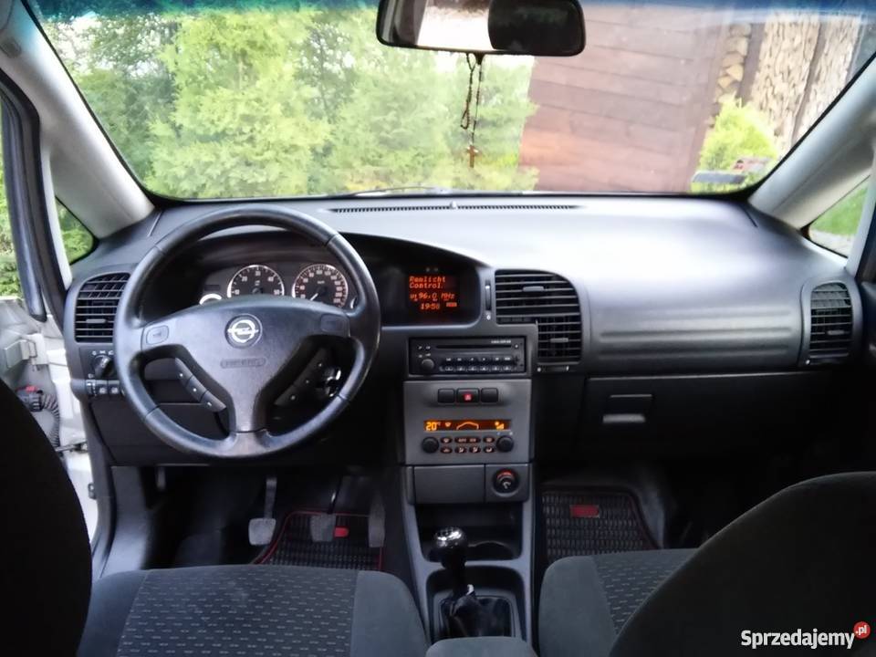 opel zafira srebrny