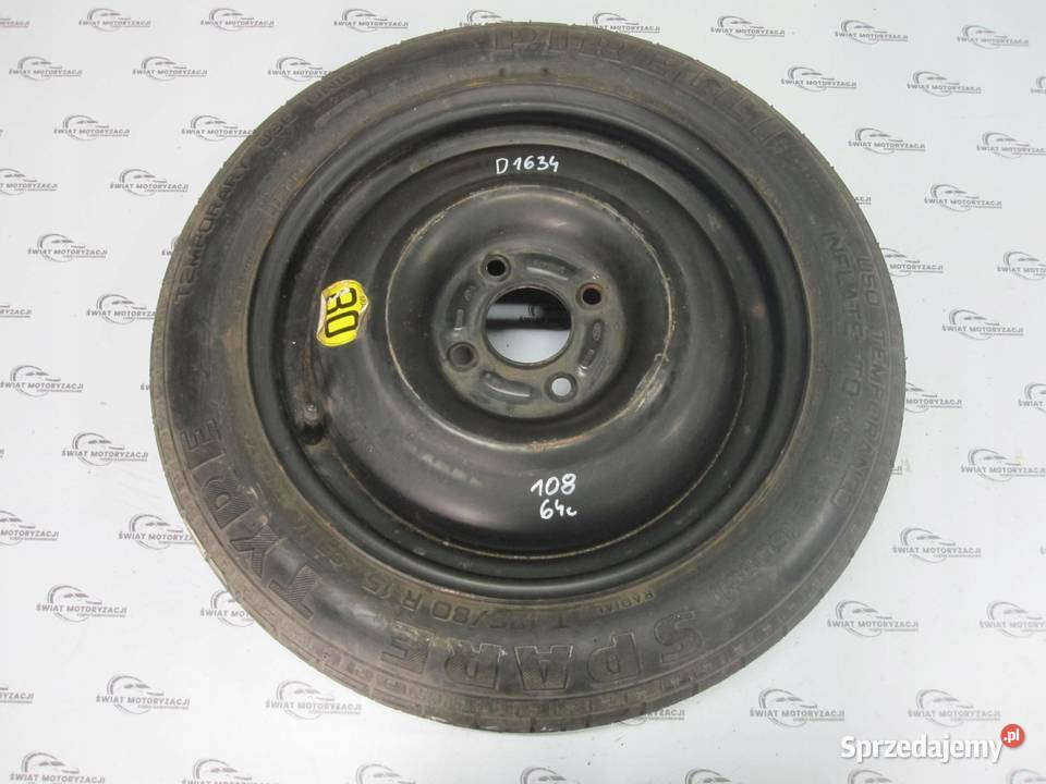 FORD FOCUS MK1 I koło dojazdowe 1258015 95M