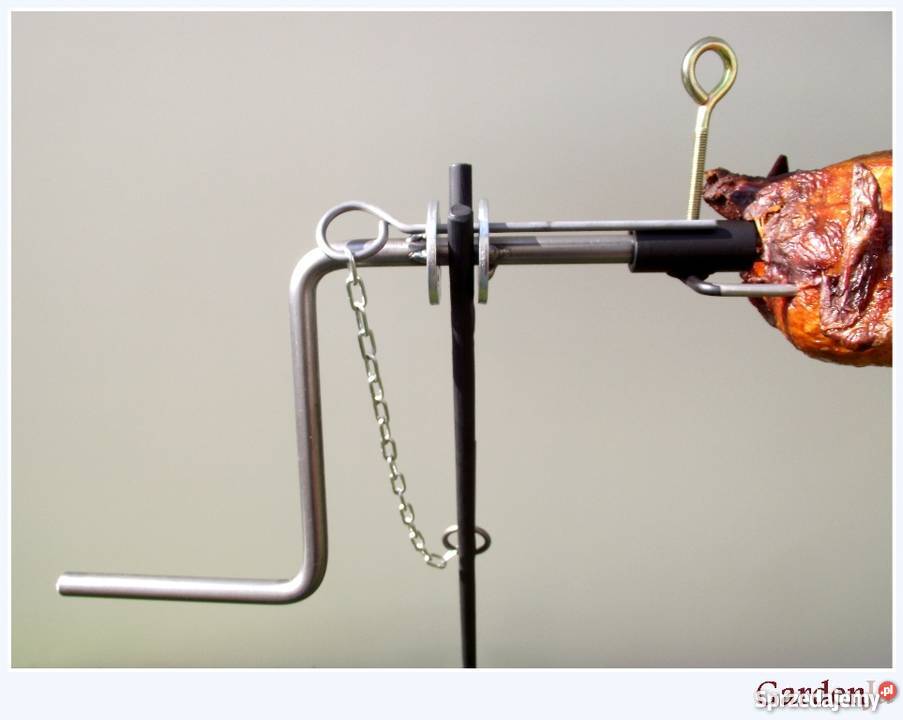 Rożen ogrodowy grill na kurczaki kuty ozdoba Czechowice-Dziedzice