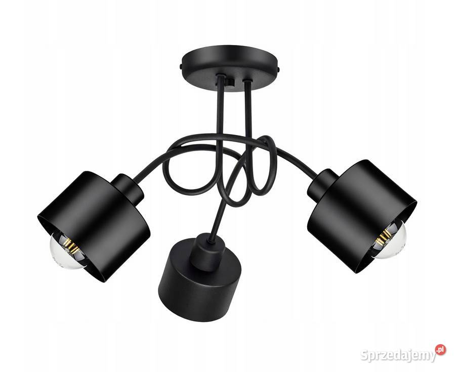 LAMPA SUFITOWA ŻYRANDOL potrójna LOFT EDISON Choroszcz