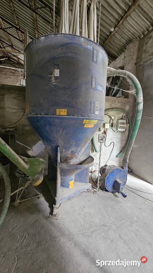śrutownik BIN 11kW mieszalnik 2000 żmijka silosy Gosławice
