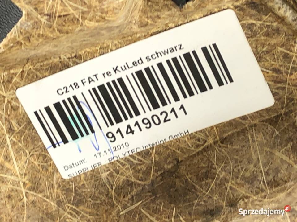 BOCZEK DRZWI PRAWY PRZÓD MERCEDES C218 Hatchback osobowe podkarpackie sprzedam