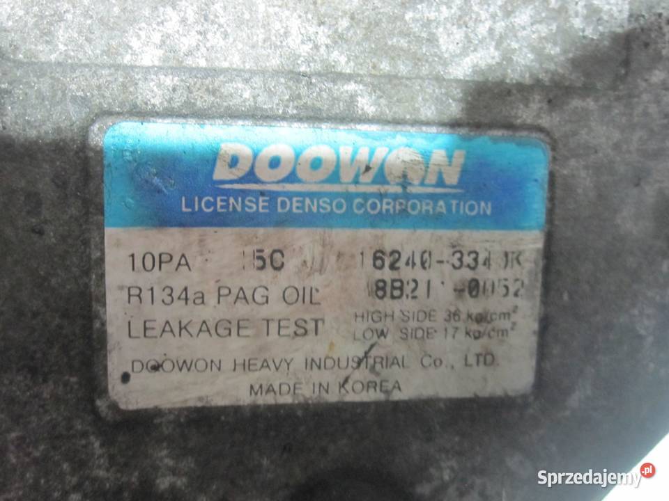 KIA SPORTAGE 20 CRDI D4EA 138 sprężarka Kielce