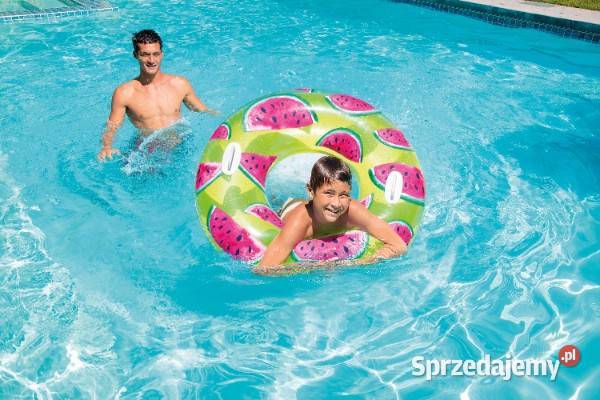 Koło dmuchane do pływania o średnicy 107 z Akcesoria basenowe Poznań