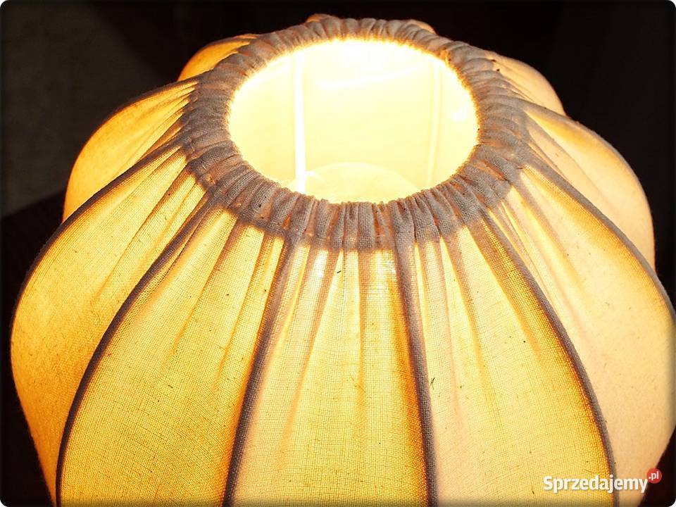 Śliczna Stara Lampka Nocna z lat 60tych Retro Lampy stołowe i nocne Żary