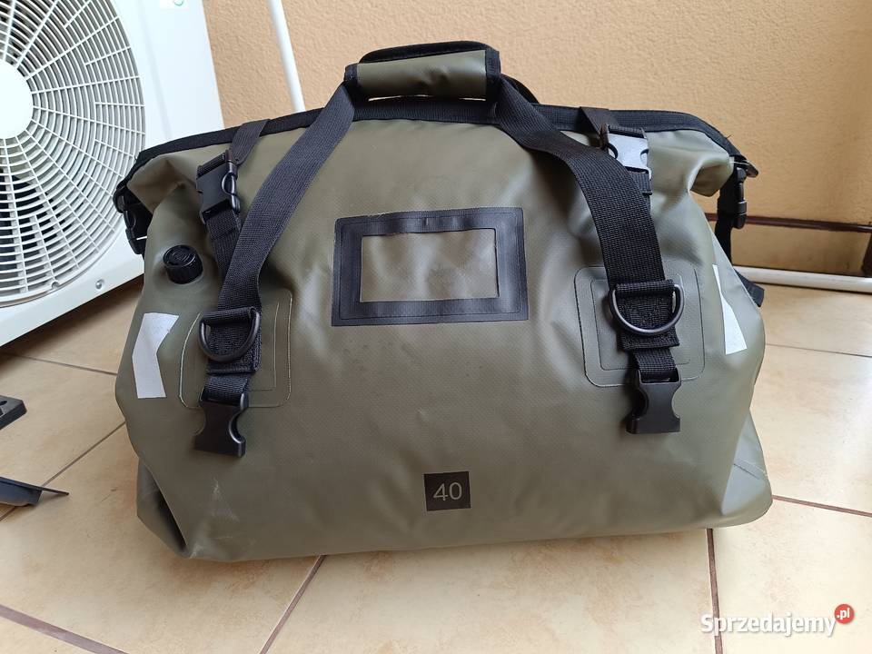 Torba motocyklowa 40l zielona nowa Pruszków